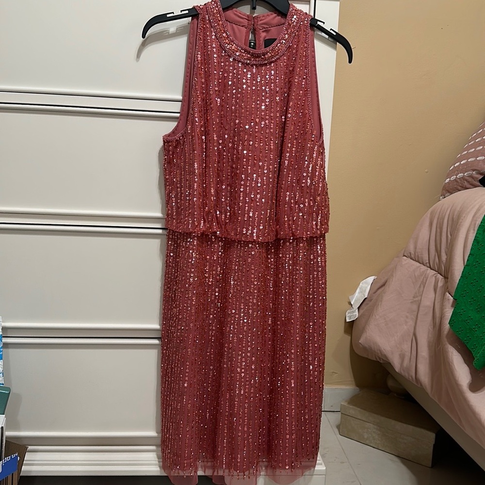 PERFECT CONDITION Adrianna Papell Sequin Dress